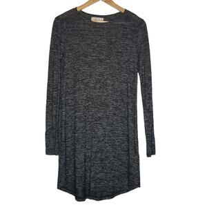 Abercrombie & Fitch Long Sleeve Mini Dress Gray Size Small